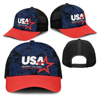 USA Soccer Team Mesh Trucker Cap Born To Win - Wonder Print Shop
