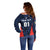 Custom USA Soccer Team Off Shoulder Sweater Born To Win