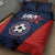 USA Soccer Team Quilt Bed Set Born To Win