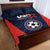 USA Soccer Team Quilt Bed Set Born To Win