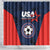 USA Soccer Team Shower Curtain Born To Win