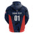 Custom USA Soccer Team Zip Hoodie Born To Win