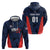 Custom USA Soccer Team Zip Hoodie Born To Win