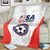 USA Soccer Team Blanket Red All Over