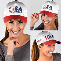 USA Soccer Team Classic Cap Red All Over - Wonder Print Shop