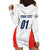 Custom USA Soccer Team Hoodie Dress Red All Over