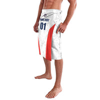 Custom USA Soccer Team Lavalava Red All Over