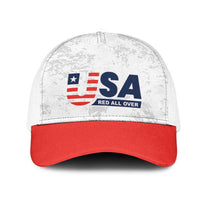 USA Soccer Team Mesh Trucker Cap Red All Over - Wonder Print Shop