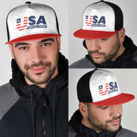 USA Soccer Team Mesh Trucker Cap Red All Over - Wonder Print Shop
