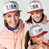 USA Soccer Team Mesh Trucker Cap Red All Over - Wonder Print Shop