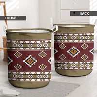 Native American Navajo Laundry Basket Tribal Pattern