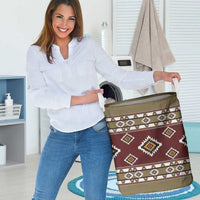 Native American Navajo Laundry Basket Tribal Pattern