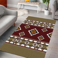 Native American Navajo Area Rug Tribal Pattern