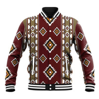 Native American Navajo Baseball Jacket Tribal Pattern