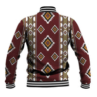 Native American Navajo Baseball Jacket Tribal Pattern