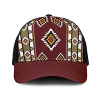 Native American Navajo Baseball Net Cap Tribal Pattern