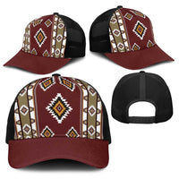 Native American Navajo Baseball Net Cap Tribal Pattern