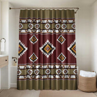 Native American Navajo Bathroom Set Tribal Pattern