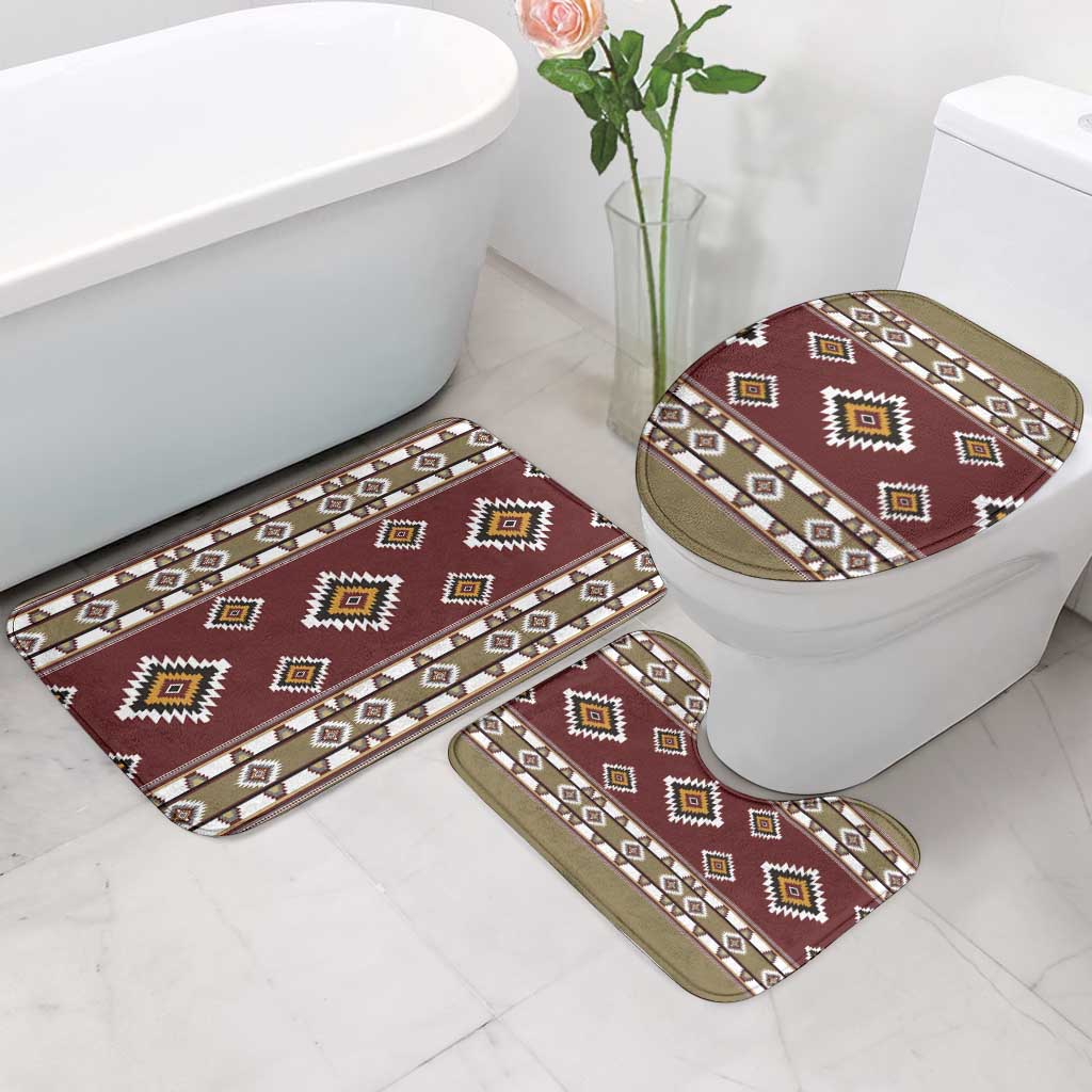 Native American Navajo Bathroom Set Tribal Pattern