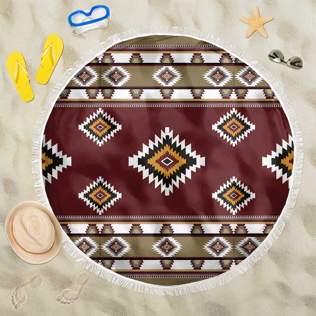 Native American Navajo Beach Blanket Tribal Pattern