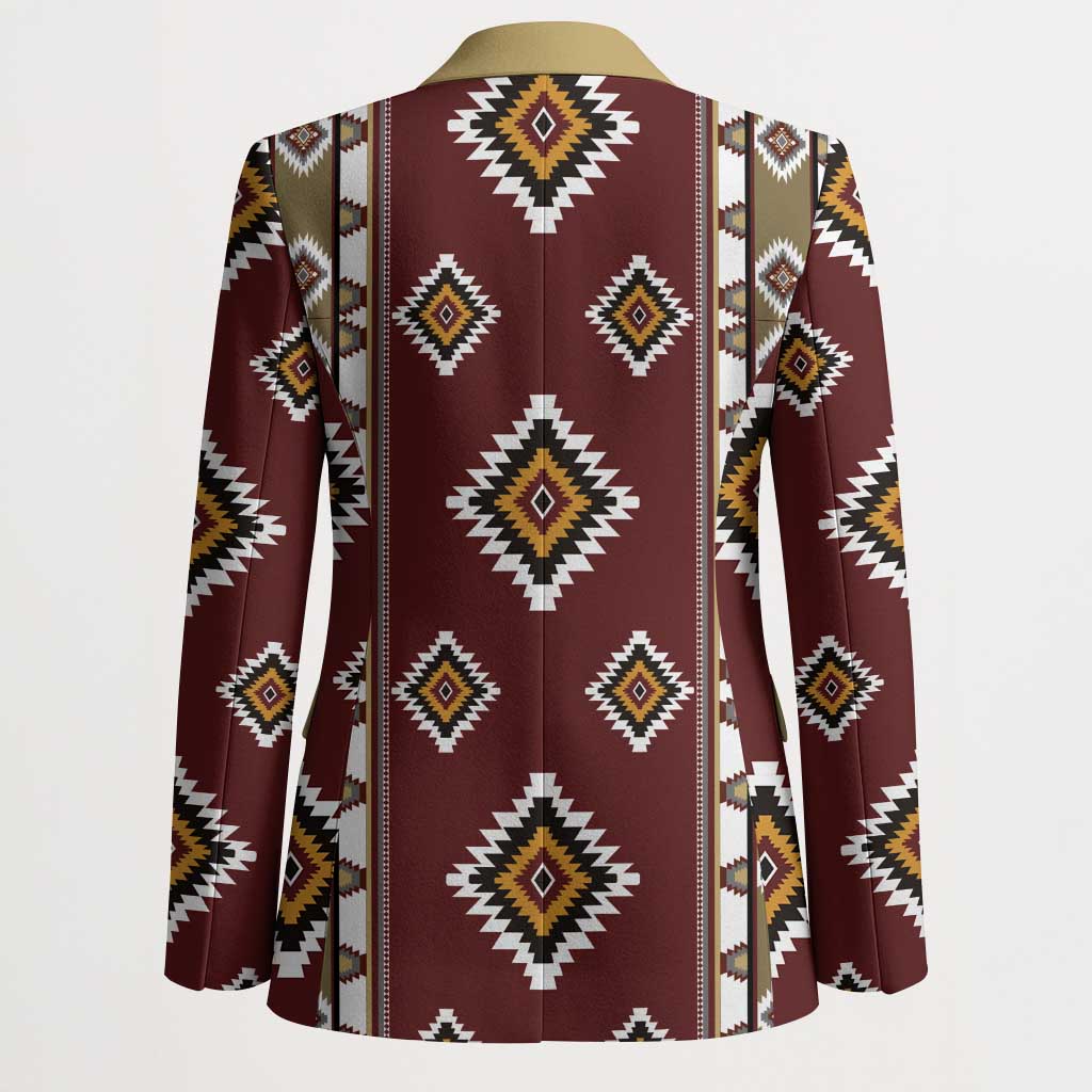 Native American Navajo Blazer Tribal Pattern