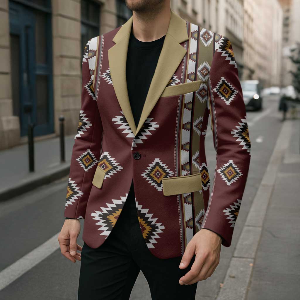 Native American Navajo Blazer Tribal Pattern