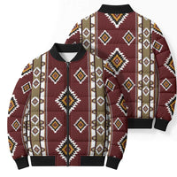 Native American Navajo Bomber Puffer Jacket Tribal Pattern