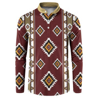 Native American Navajo Button Sweatshirt Tribal Pattern