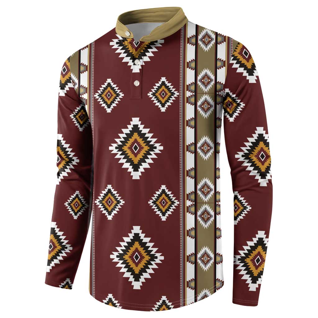 Native American Navajo Button Sweatshirt Tribal Pattern