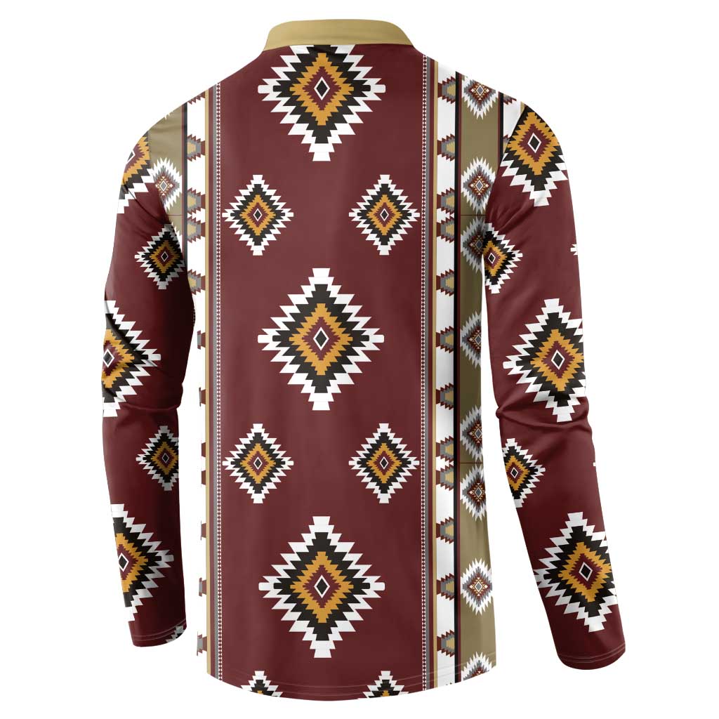 Native American Navajo Button Sweatshirt Tribal Pattern