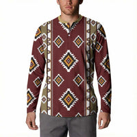 Native American Navajo Button Sweatshirt Tribal Pattern