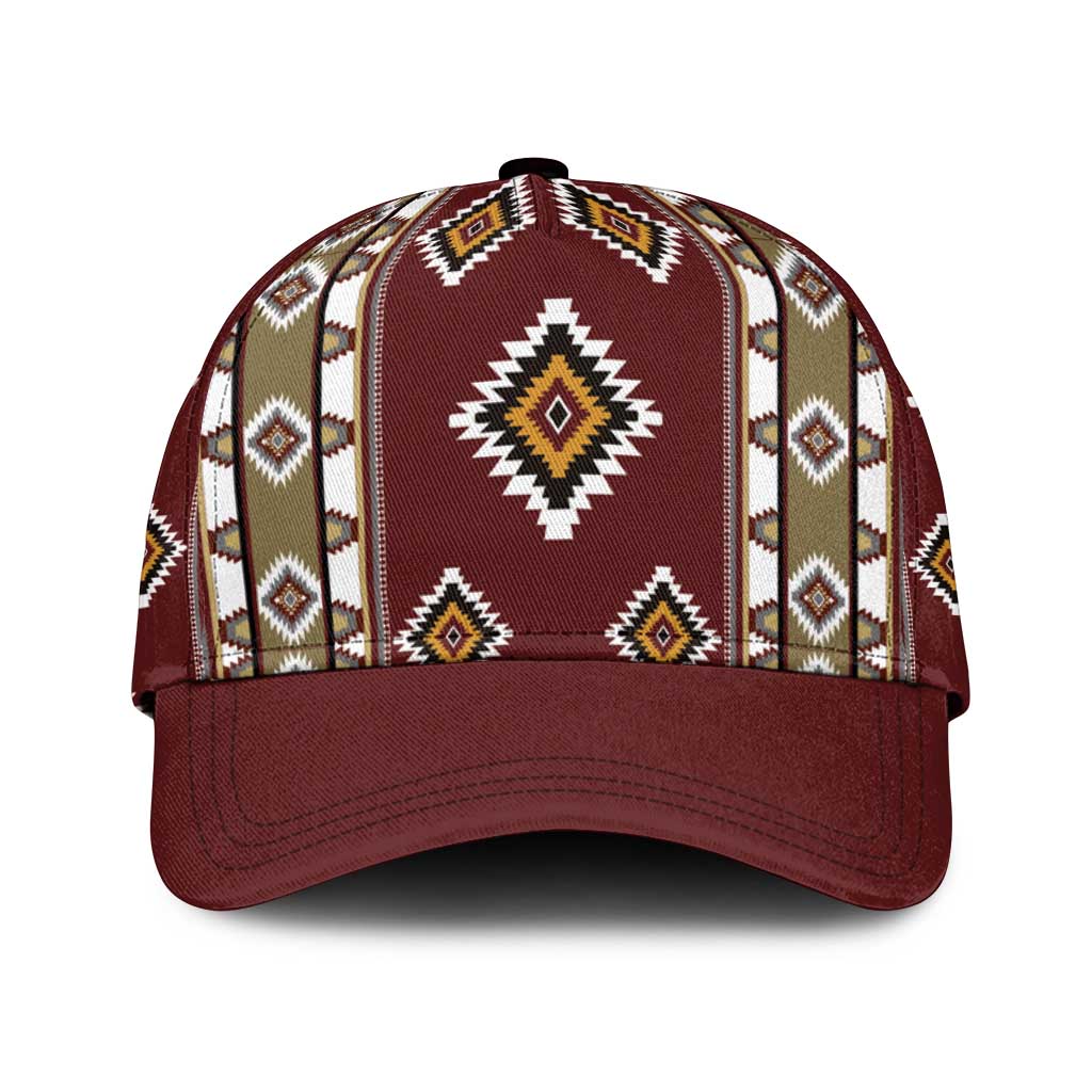 Native American Navajo Classic Cap Tribal Pattern