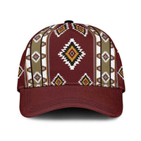 Native American Navajo Classic Cap Tribal Pattern