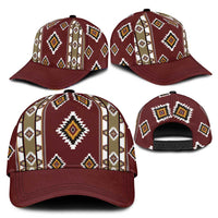 Native American Navajo Classic Cap Tribal Pattern