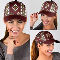 Native American Navajo Classic Cap Tribal Pattern