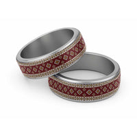 Native American Navajo Classic Ring Tribal Pattern