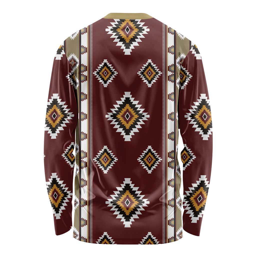 Native American Navajo Long Sleeve Shirt Tribal Pattern