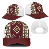 Native American Navajo Mesh Trucker Cap Tribal Pattern