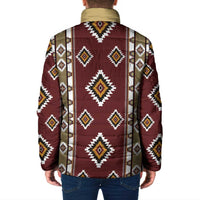 Native American Navajo Padded Jacket Tribal Pattern