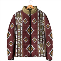 Native American Navajo Padded Jacket Tribal Pattern