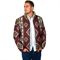 Native American Navajo Padded Jacket Tribal Pattern