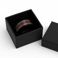 Native American Navajo Spinner Ring Tribal Pattern