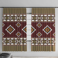 Native American Navajo Window Curtain Tribal Pattern