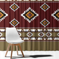 Native American Navajo Window Curtain Tribal Pattern