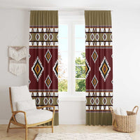 Native American Navajo Window Curtain Tribal Pattern