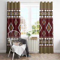Native American Navajo Window Curtain Tribal Pattern