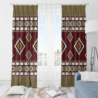 Native American Navajo Window Curtain Tribal Pattern