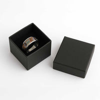 Native American Navajo Wolf Classic Ring Grunge Pattern