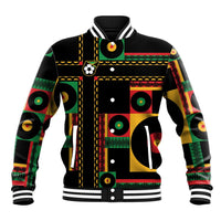 Jamaica Soccer 2026 Baseball Jacket Reggae Stylized