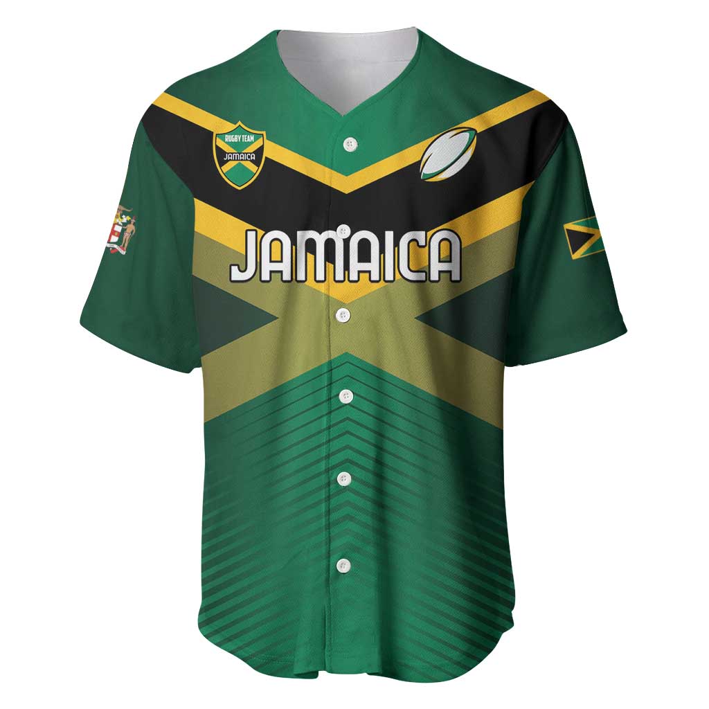 Custom Rugby Jamaica Baseball Jersey Reggae Warriors Go Champions